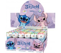 BOLLE SAPONE STITCH e ANGEL Party Box Display 36 Flaconi 60ml Originali Disney
