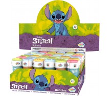 BOLLE SAPONE STITCH Party Box Display 36 Flaconi 60ml Originali Disney Dolcop