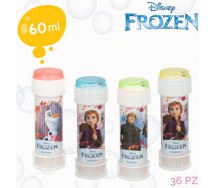 BOLLE SAPONE FROZEN Anna Elsa Party Box Display 36 Flaconi 60ml Originali Disney