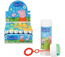 BOLLE SAPONE PEPPA PIG Party Box Display 36 Flaconi 60ml Originali Dulcop