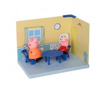 PEPPA PIG CUCINA Playset con 2 FIGURE Peppa e Mamma Pig e accessori HASBRO D4095