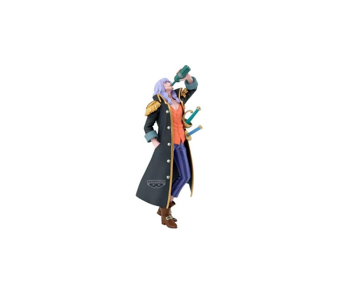 ONE PIECE CAPTAIN JOHN Battle Record Collection Figura Statua 20cm BANPRESTO