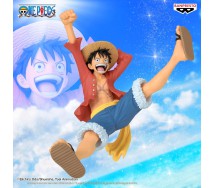 ONE PIECE Monkey D. Luffy Statua serie ROMANCE DOWN Vol. 2 Figura 13cm BANPRESTO