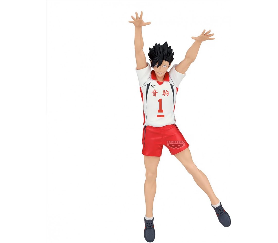 HAIKYU TETSURO KUROO 1 Pallavolo Figura Statua 18cm Serie Posing ver B BANPRESTO
