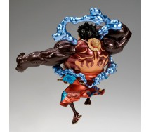 ONE PIECE Banpresto Figura Statua 19cm LUFFY GEAR 4 KING OF ARTIST Snakeman (A)