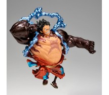 ONE PIECE Banpresto Figura Statua 19cm LUFFY GEAR 4 KING OF ARTIST Snakeman (A)