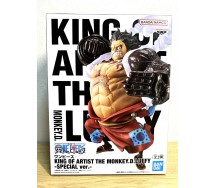 ONE PIECE Banpresto Figura Statua 19cm LUFFY GEAR 4 KING OF ARTIST Snakeman (A)