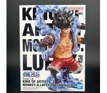 ONE PIECE Banpresto Figura Statua 19cm LUFFY GEAR 4 KING OF ARTIST Snakeman (B)