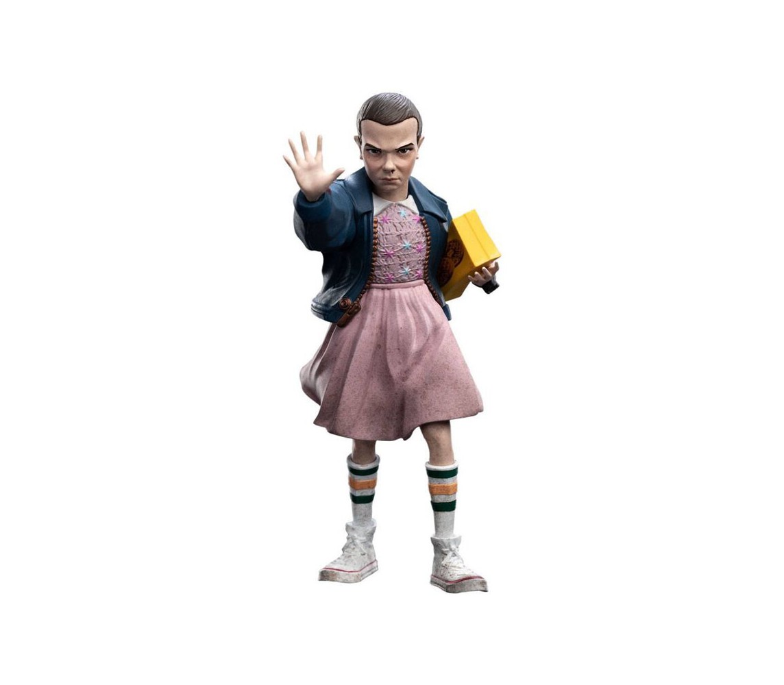 STRANGER THINGS BOX ROTTO ELEVEN UNDICI Statuetta Figura 14cm WETA Mini Epics