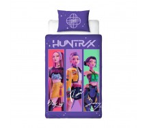 K-POP Demon Hunters Copripiumino REVERSIBILE SET LETTO 140x200cm Cotone 5840