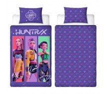 K-POP Demon Hunters Copripiumino REVERSIBILE SET LETTO 140x200cm Cotone 5840
