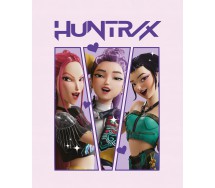 K-POP Demon Hunters Huntrix COPERTA Morbida Calda PLAID 160x130cm ORIGINALE 6007
