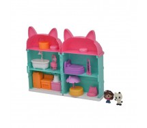 GABBY DOLLHOUSE BOX ROTTO Casa Gatto GRANDE Playset 2 Figure PANDY 13 Accessori