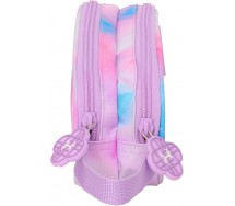K-POP Demon Hunters HUNTRIX Astuccio doppio piccolo 21x6x8cm ORIGINALE Safta