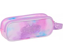 K-POP Demon Hunters HUNTRIX Astuccio doppio piccolo 21x6x8cm ORIGINALE Safta