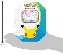 30. ANNIVERSARIO POKEMON gioco carte SYLVEON EX TIN METAL BOX ITALIANO 4 Buste