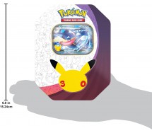 30. ANNIVERSARIO POKEMON gioco carte GRENINJA EX TIN METAL BOX ITALIANO 4 Buste