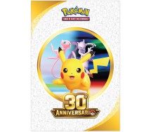 30. ANNIVERSARIO POKEMON gioco 3 carte promozionali +3 buste con POSTER ITALIANO