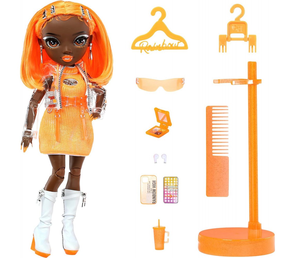 MICHELLE CHARLES BOX ROTTO Bambola Fashion 28cm Rainbow High MGA OMG O.M.G.
