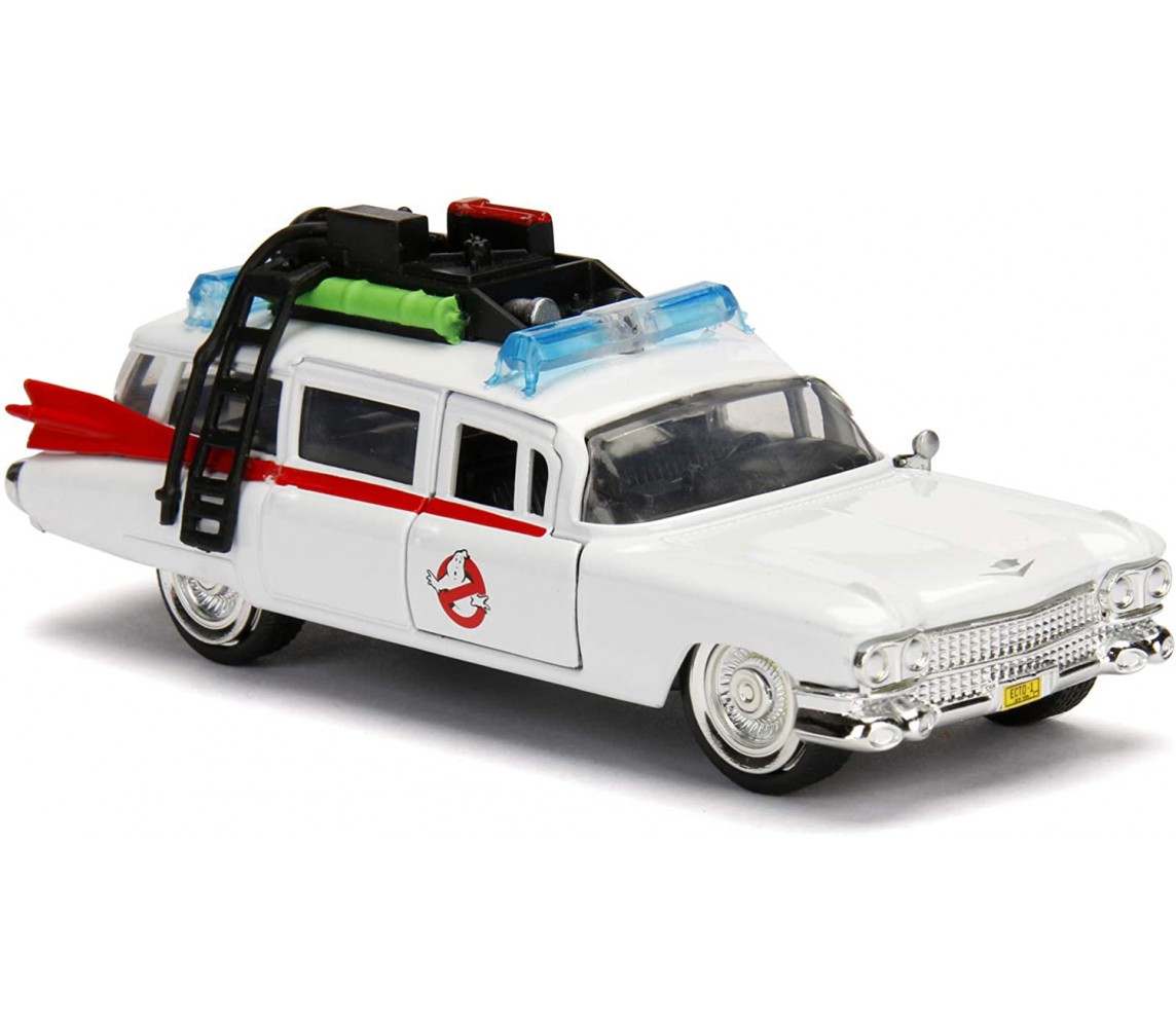 Modello ECTO-1 AMBULANZA Auto Dal Film GHOSTBUSTERS 13cm Scala 1:32 JADA TOYS