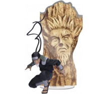 NARUTO BOX ROTTO PANEL SPECTACLE Figura Statua Hiruzen Sarutobi 7cm BANPRESTO