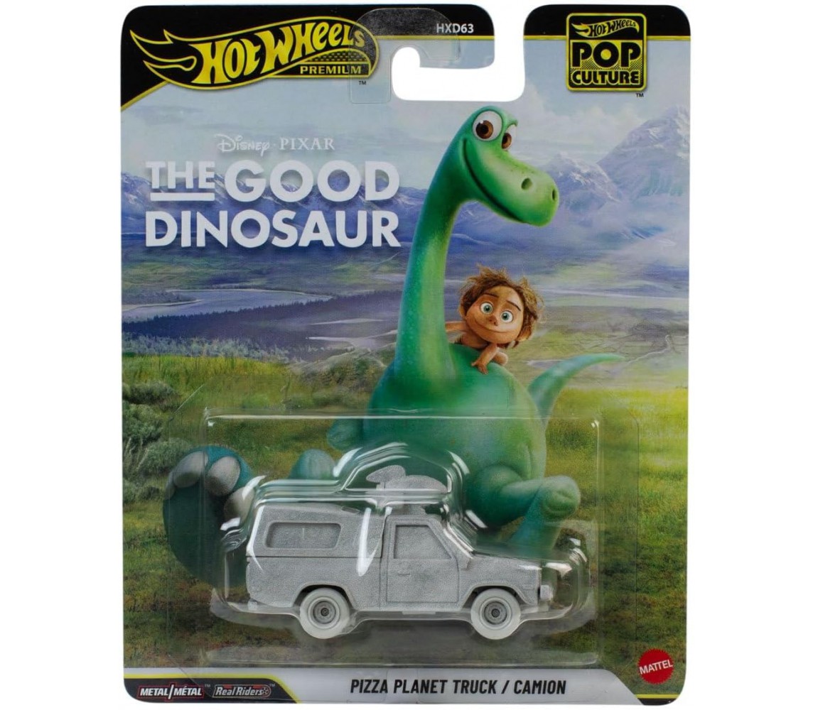 The Good Dinosaur Pizza Planet Truck Modello DieCast 1/64 7cm Hot Wheels JHW96