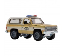 STRANGER THINGS Modello Auto 1985 CHEVROLET BLAZER 1/64 7cm Hot Wheels POP JHW86