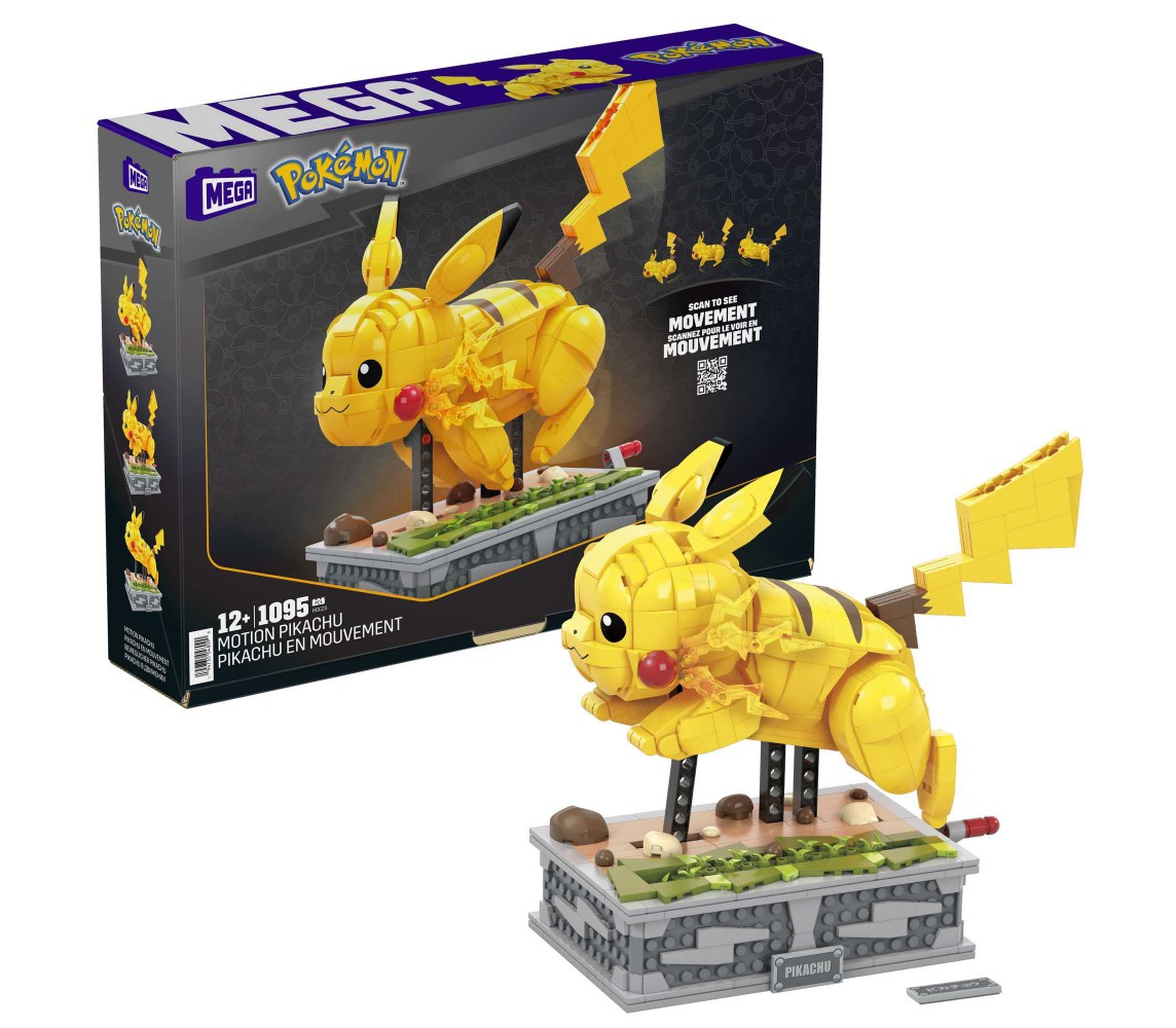 MEGA - Pokémon Kinetic BOX ROTTO Pikachu Set Costruzioni 1092 mattoncini HGC23