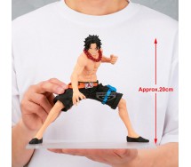 ONE PIECE Banpresto BOX ROTTO PORTGAS D. ACE Figura 20cm Serie GRANDISTA