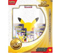 30. ANNIVERSARIO POKEMON gioco carte promozionali 5 buste con RACCOGLITORE