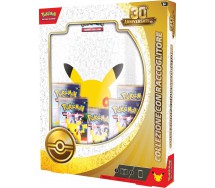 30. ANNIVERSARIO POKEMON gioco carte promozionali 5 buste con RACCOGLITORE