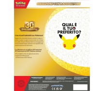 30. ANNIVERSARIO POKEMON gioco carte promozionali 5 buste con RACCOGLITORE