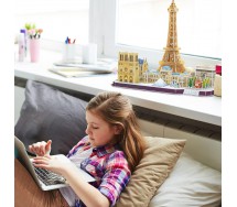 CITY LINE Puzzle 3D PARIGI PARIS 114 Pezzi in cartoncino originale CubicFun