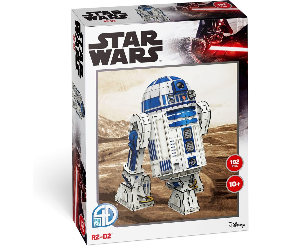 STAR WARS Puzzle 3D Robot R2D2 192 Pezzi 4D CItyscape