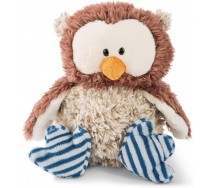 OWLSONS OSCAR PELUCHE 25cm Gufo IN PIEDI testa girevole Qualita' Super NICI