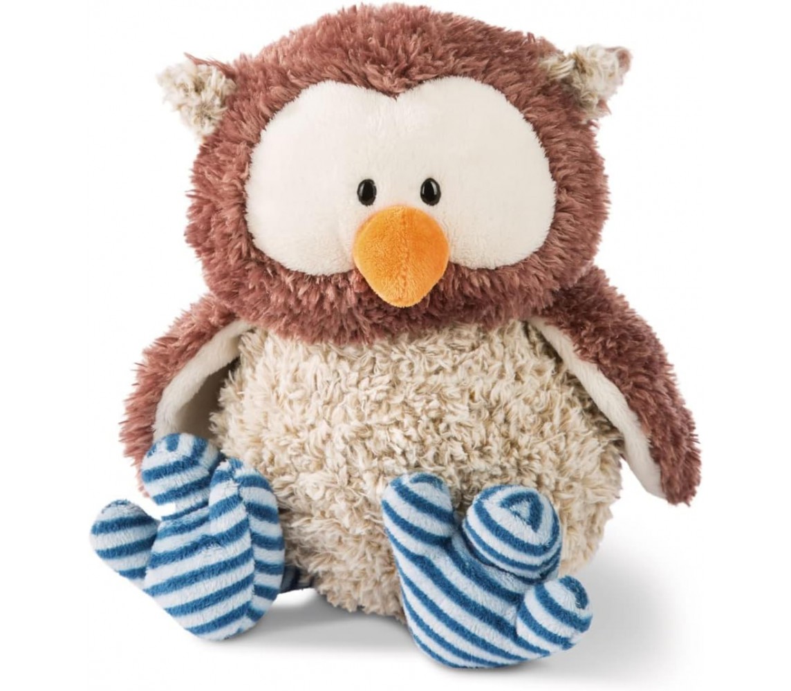 OWLSONS OSCAR PELUCHE 35cm Gufo IN PIEDI testa girevole Qualita' Super NICI