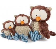 OWLSONS OSCAR PELUCHE XXL 50cm Gufo IN PIEDI testa girevole Qualita' Super NICI