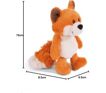 FOREST FRIENDS FOX PELUCHE 15cm VOLPE Fridalie Qualita' Super ORIGINALE NICI