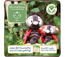 FOREST FRIENDS LADYBUG PELUCHE 18cm Coccinella Qualita' Super ORIGINALE NICI