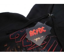 AC/DC HELLS BELLS CAMPANE Felpa Cappuccio Hard Rock AC DC ORIGINALE Ufficiale