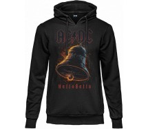 AC/DC HELLS BELLS CAMPANE Felpa Cappuccio Hard Rock AC DC ORIGINALE Ufficiale