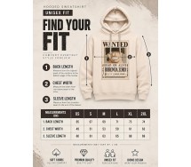 ONE PIECE Felpa con Cappuccio RORONOA ZORO WANTED Adulto ORIGINALE BEIGE