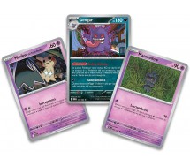POKEMON Blister GENGAR Con 2 Buste CAOS e BUIO IN ITALIANO 3 Carte Holo 1 moneta