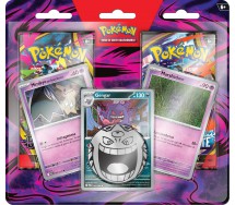 POKEMON Blister GENGAR Con 2 Buste CAOS e BUIO IN ITALIANO 3 Carte Holo 1 moneta