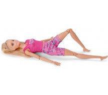 BARBIE MOVE Bambola Ultra Snodata Meditazione Luci e Suoni Bionda Mattel JJN55