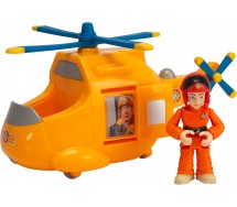 SAM IL POMPIERE Playset ELICOTTERO ANTINCENDIO WALLABY 2 con figura di Krystyna