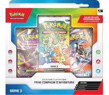 POKEMON Primi compagni Avventura BOX Carte SERIE 3 in ITALIANO