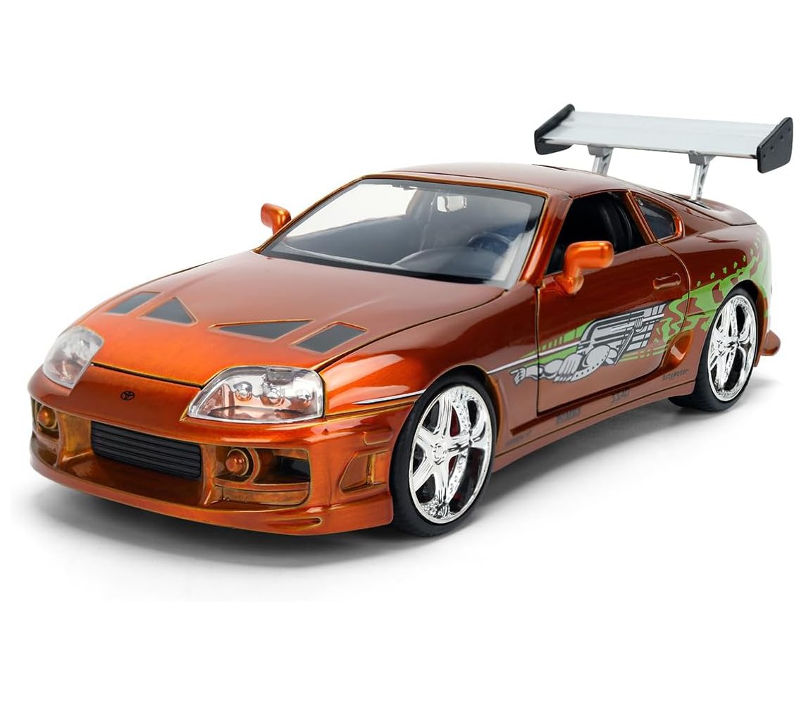 25. anniversario Fast Furious Modello Auto TOYOTA SUPRA BRIAN 19cm 1/24 Jada