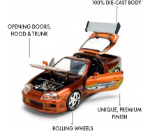 25. anniversario Fast Furious Modello Auto TOYOTA SUPRA BRIAN 19cm 1/24 Jada