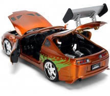 25. anniversario Fast Furious Modello Auto TOYOTA SUPRA BRIAN 19cm 1/24 Jada